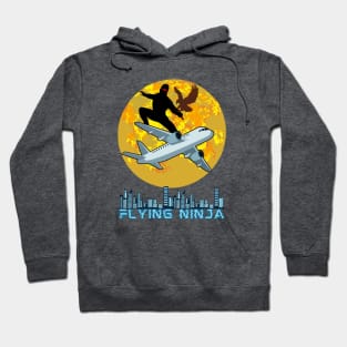 Flying Ninja - Funny Ninja Hoodie